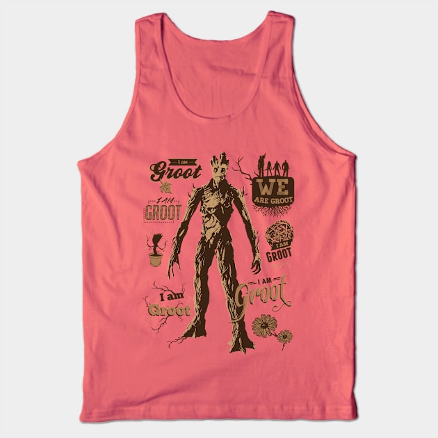 Groot Quotes Tank Top by aviaa